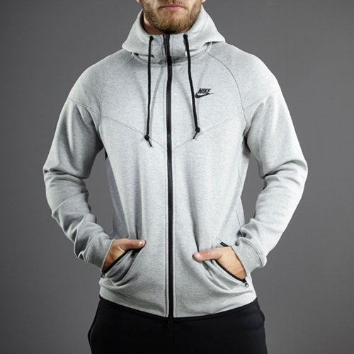 Nike Sportswear Tech Fleece Windrunner Dark Grey Heather / Medium Grey / Black / Black for Men